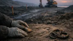 Angelsaksisch grafveld ontdekt bij Sizewell C: 11 grafheuvels en een paardengraf