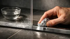 Douche-rail schoonmaken met aluminiumfolie: zo verwijder je kalk en zeepresten in minuten