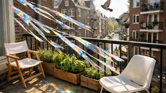 Holografische linten tegen duiven op je balkon: zo werken ze echt